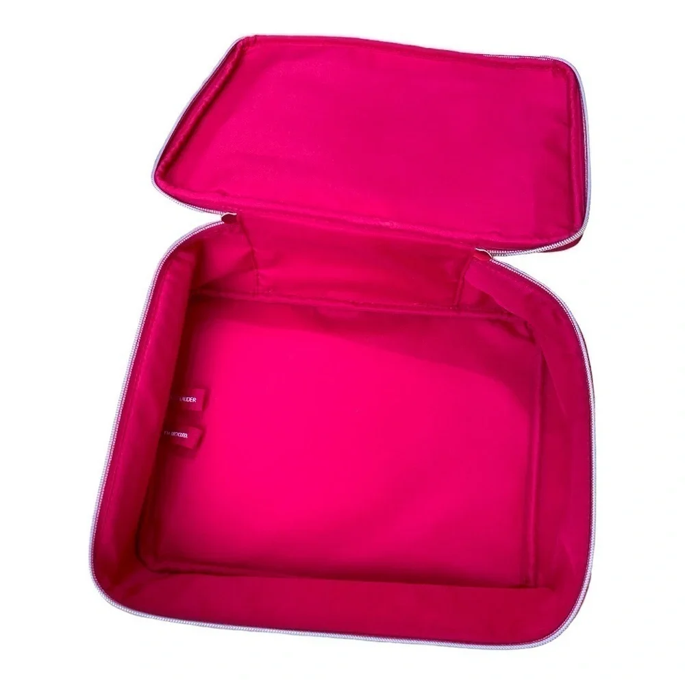 Estee Lauder Red Velvet Makeup Train Case 2023 Holiday Edition NEW